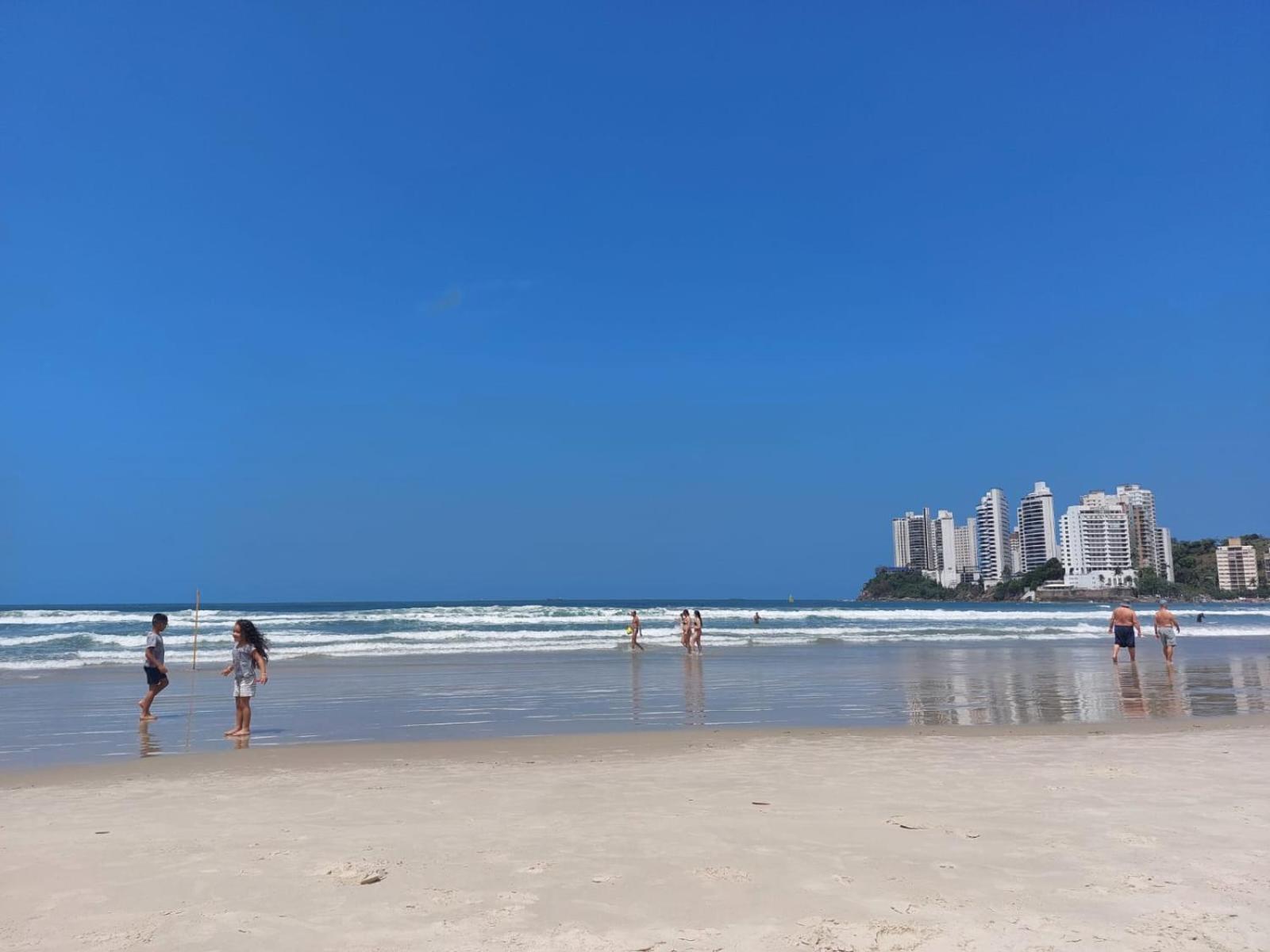 Apartamento Com Vista Mar Guarujá Exteriör bild